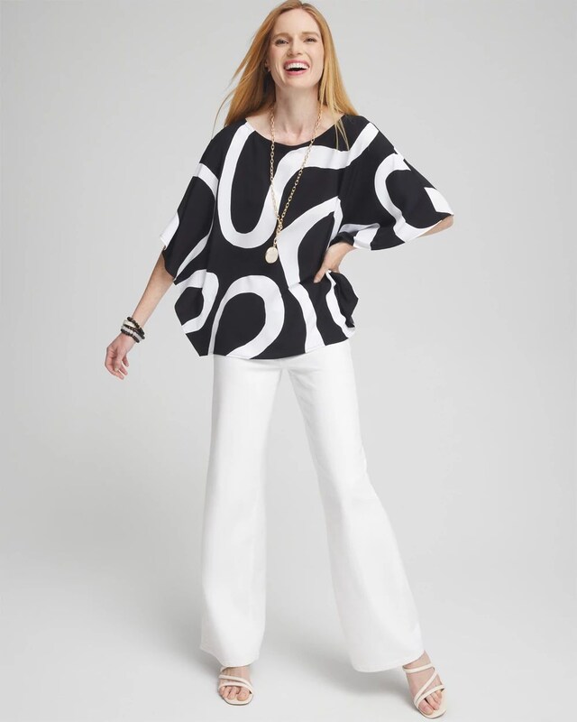 Flutter Sleeve Poncho - image 2
